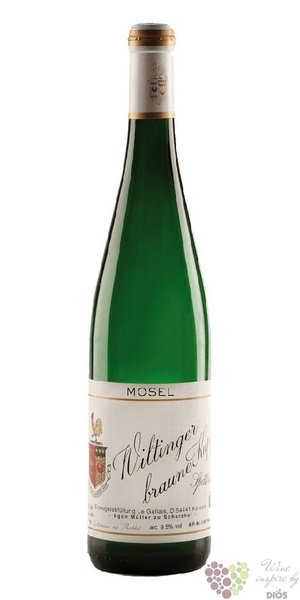 Riesling kabinet  Wiltinger Braune Kupp  2020 Mosel VdP Grosse lage Egon Muller  0.75 l