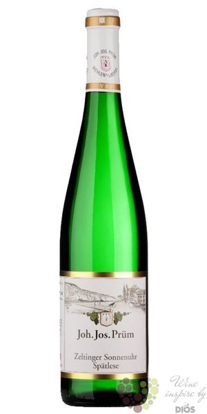 Riesling sptlese  Zeltinger Sonnenuhr  2021 Mosel VdP Johann Josef Prm  0.75 l