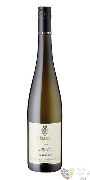 Riesling sptlese  Bermersheimer Klosterberg Alte reben  2016 Rheinhessen weingut Hauck  0.75 l