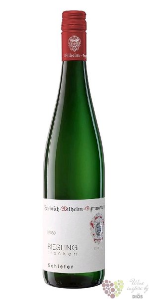 Riesling trocken  Schiefer  2018 Mosel QbA Bischfliche weingter Trier  0.75l