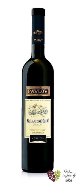 Rulandsk ed 2015 pozdn sbr vinastv Pavlov  0.75 l