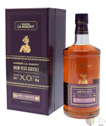 la Mauny „ XO ” premium Martinique rum 40% vol.  0.70 l