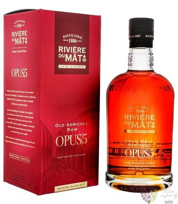 Riviere du Mat „ Opus 5 ” aged Reunion rum 43% vol.  0.70 l