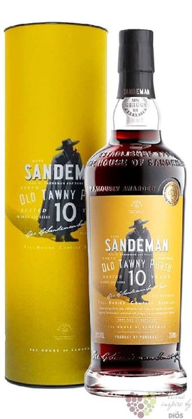 Sandeman 10 years old wood aged tawny Porto Doc 20% vol.  0.75 l