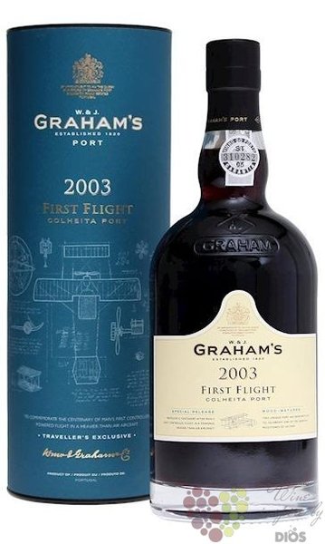 W&amp;J Grahams 2003  First Flight  Colheita Porto Doc by Symington 20% vol.  0.75 l