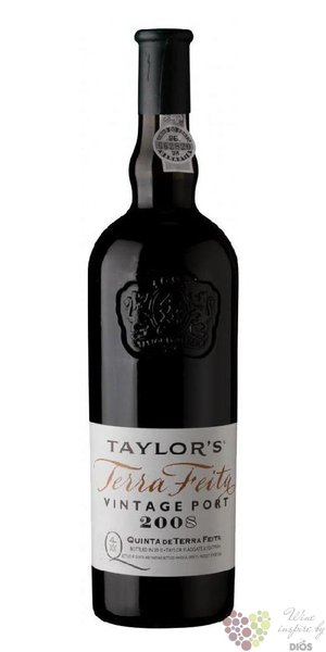 Taylor´s „ Quinta de Terra Feita ” 2008 Single Quintas Vintage Port Doc 20% vol.  0.75 l