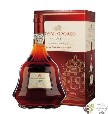 Royal Oporto 20 years old „ Aged tawny ” Porto Do by Real Compania Velha 20% vol.   0.75 l