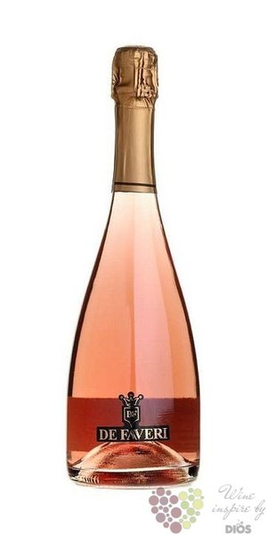 Spumante rosato extra dry Prosecco Doc de Faveri     0.75 l