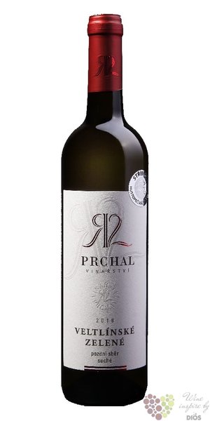 Veltlínské zelené 2018 pozdní sběr z vinařství Prchal 0.75l