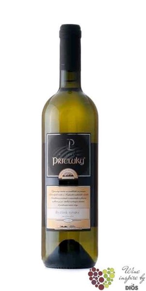 Ryzlink rýnský 2015 pozdní sběr z vinařství Přítluky  0.75 l