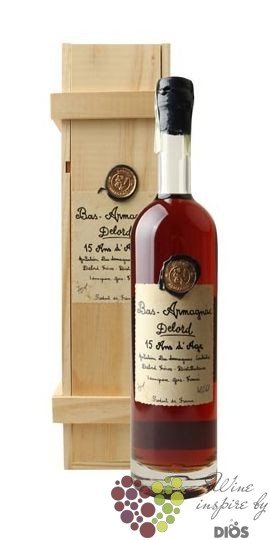 Delord vieil  15ans dAge  aged 15 years Bas Armagnac Aoc 40% vol.   0.70 l