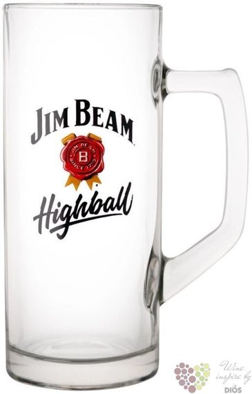 Sklenice s oukem Jim Beam