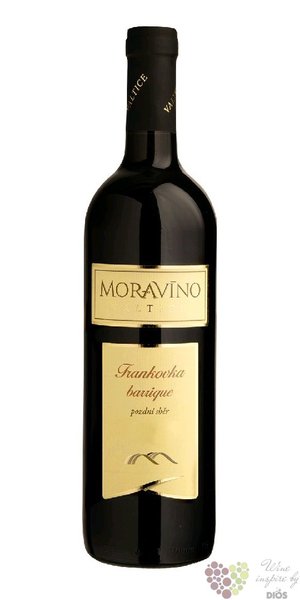 Frankovka Barrique 2023 pozdn sbr vinastv Moravno Valtice 0.75l