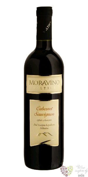 Cabernet Sauvignon 2019 výběr z hroznů vinařství Moravíno Valtice 0.75l