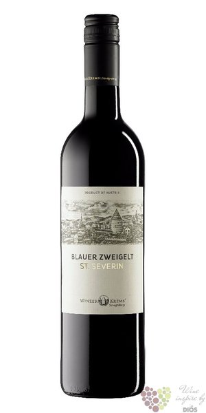 Blauer Zweigelt  St.Severin  2018 Kremstal Dac weingut Winzer Krems  0.75 l