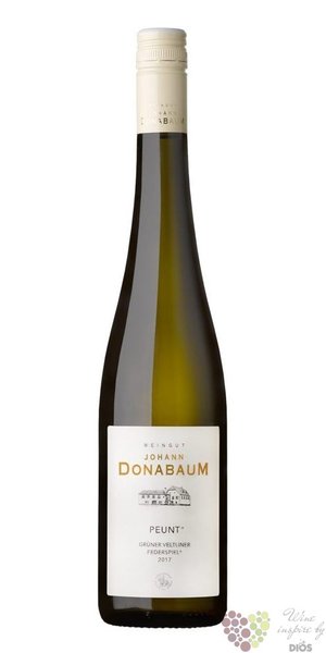 Gruner Veltliner Federspiel  Peunt  2021 Wachau Dac Johann Donabaum  0.75 l