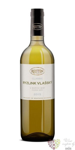 Ryzlink vlask  Classic  2016 pozdn sbr Reisten  0.75 l