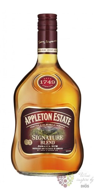 Appleton Estate „ Signature blend ” aged  Jamaican rum 40% vol.  0.70 l