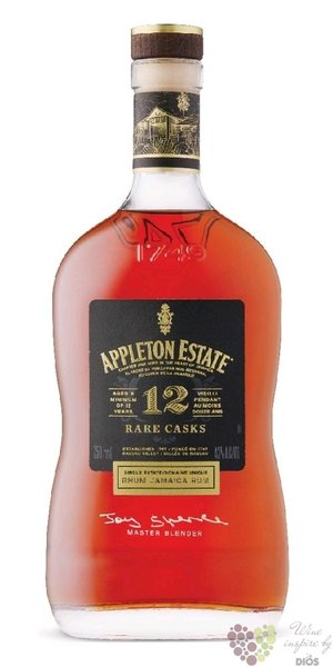 Appleton Estate „ Rare cask ” aged 12 years Jamaican rum 43% vol.  0.70 l