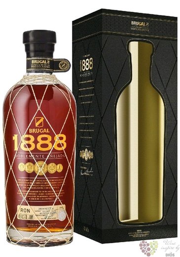 Brugal Gran reserva  1888 Doblemente Aejado  gift box Dominican rum 38% vol.  0.70 l