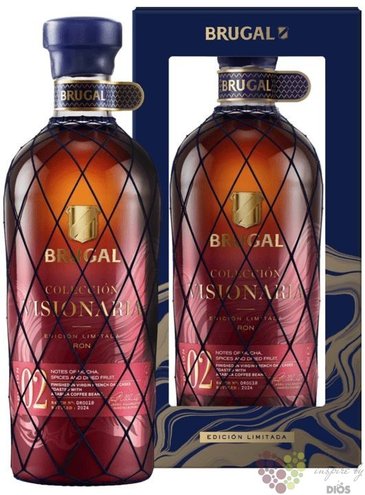 Brugal „ Visionaria no.2 ” unique Dominican rum 45% vol. 0.70 l