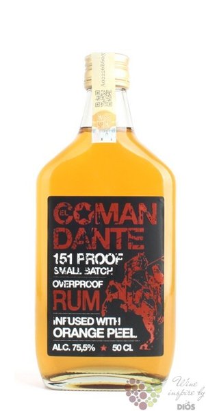 El Comandante  151 Proof  overproof Caribbean rum 75.5% vol.  0.50 l