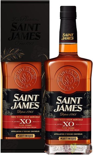 Saint James „ XO Pure Canne ” aged Martinique rum 43% vol.  0.70 l