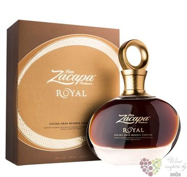 Zacapa Centenario „ Royal gran reserva especial ” gift box aged rum of Guatemala 43% vol.  0.70 l