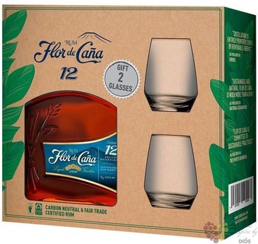 Flor de Caa  Centenario  slow aged 12 years Nicaraguan rum 40% vol.  1.00 l