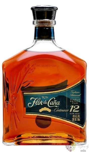 Flor de Cana  Centenario  slow aged 12 years Nicaraguan rum 40% vol.  0.05 l