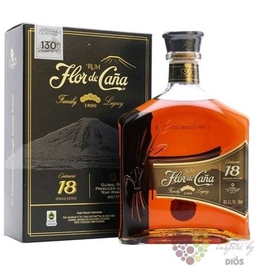 Flor de Caa  130th anniversary  aged 18 years Nicaraguan rum 40% vol.  1.00 l