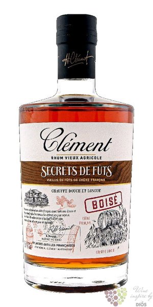 Clment Secrets de Futs  Boise  unique Martinique rum 41.7% vol.  0.70 l