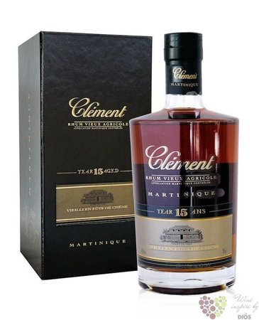 Clément „ 15 ans ” aged Martinique rum 42% vol.  0.70 l