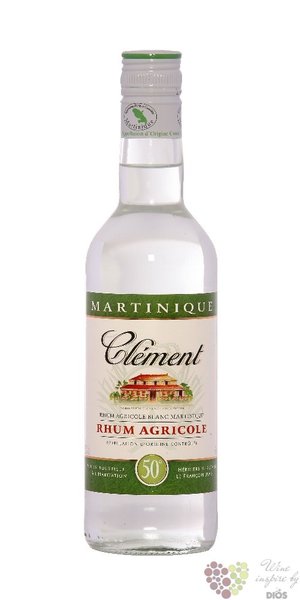 Clment blanc  50  white rum of Martinique 50% vol.  1.00 l