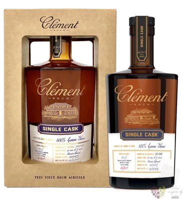 Clment Single Cask  Canne bleue  2016 Martinique rum 41.6% vol.  0.50 l