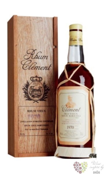 Clment 1970 aged vintage rum of Martinique 44% vol.    0.70 l