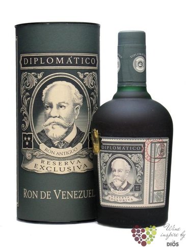 Diplomatico „ Reserva exclusiva ” gift box aged rum of Venezuela 40% vol.  0.70 l