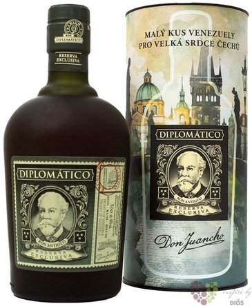 Diplomatico „ Reserva exclusiva Praha ” aged rum of Venezuela 40% vol.  0.70 l