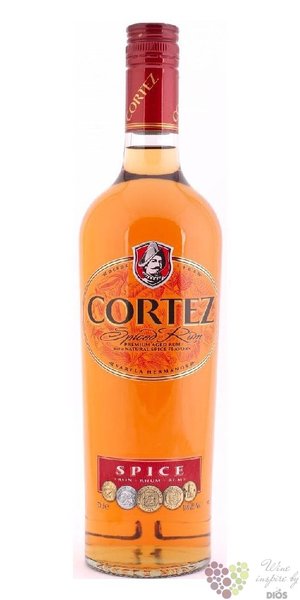 Cortez „ Spiced ” flavored rum of Panama 40% vol.  0.70 l