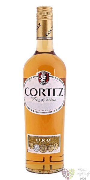 Cortez „ Oro ” aged rum of Panama 40% vol.  0.70 l