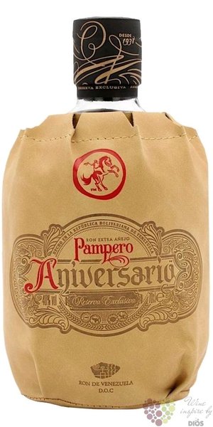 Pampero  Aniversario Reserva Exclusiva  Venezuelan rum 40% vol.  0.70 l