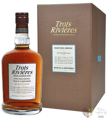 Trois Rivieres  French Plantation  aged 12 years Martinique rum  42% vol.  0.70 l