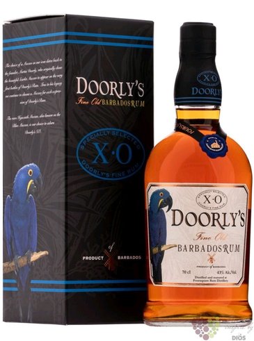 Foursquare Doorly´s „ XO ” fine old rum of Barbados 40% vol.  0.70 l