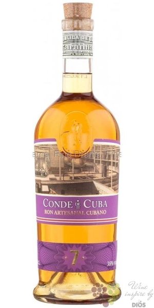 Conde de Cuba aged 7 years Cuban rum 38% vol.  0.70 l