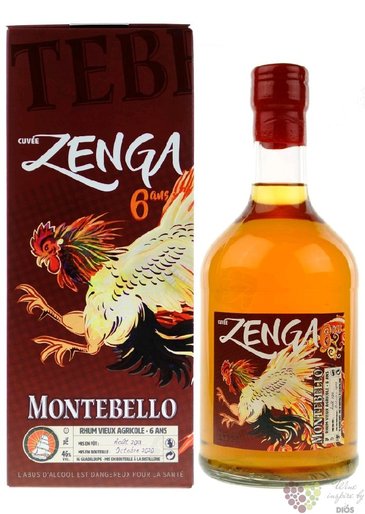 Montebello 2013 „ Zenga Vieux ” aged 6 years Guadeloupe rum 46% vol.  0.70 l