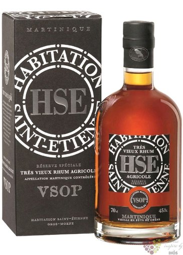 HSE Saint Etienne tres vieux  VSOP  Martinique rum 45% vol. 0.70 l