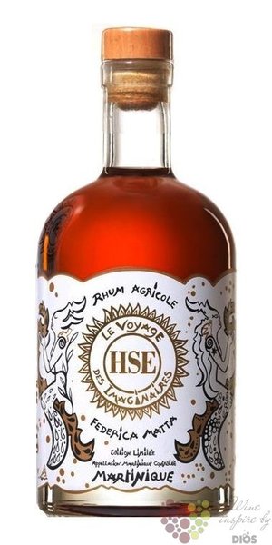 HSE Saint Etienne tres vieux  Federica Matta  Martinique rum 40% vol.  0.70 l