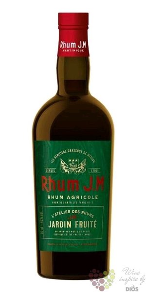 J.M lAtelier des Rhums  Jardin Fruite  aged Martinique rum 42% vol.  0.70 l