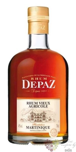 Depaz  VS Plantation Martinique  aged Martinique rum 45% vol.  0.70 l