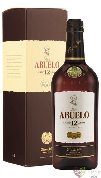 Abuelo  Aejo 12 aos  aged Panamas rum 40% vol.  0.70 l